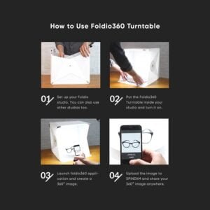 Foldio360 Smart Turntable