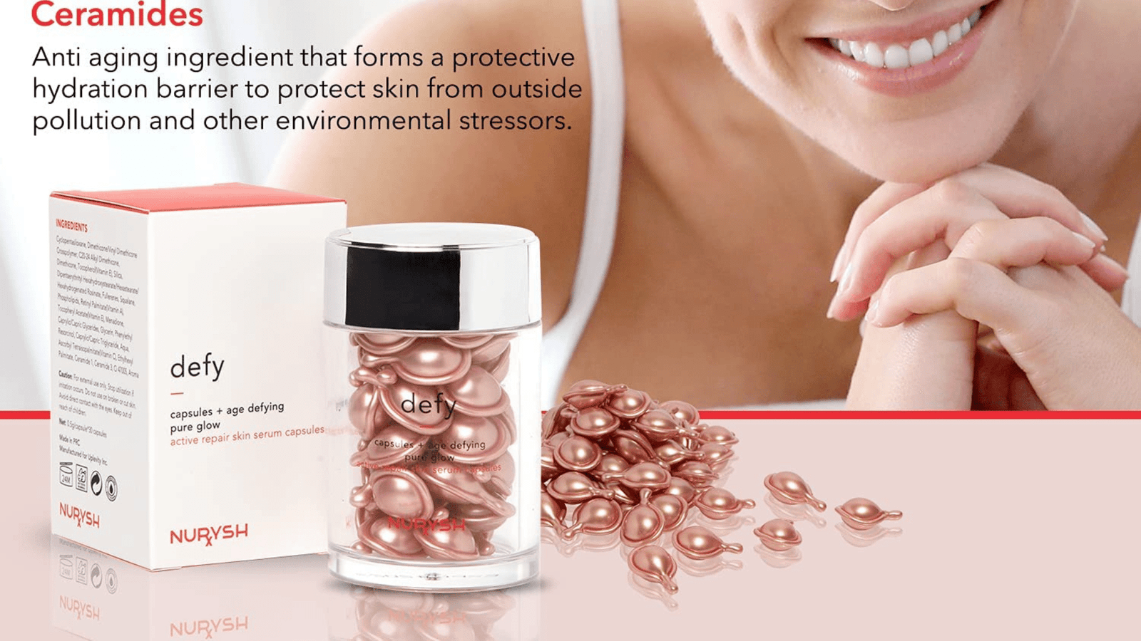 Anti-Aging Night Serum Capsules for Face