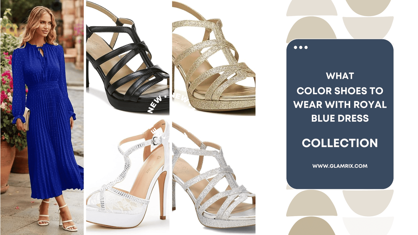 The 8 Best Shoe Colors to Wear With Royal Blue Dress