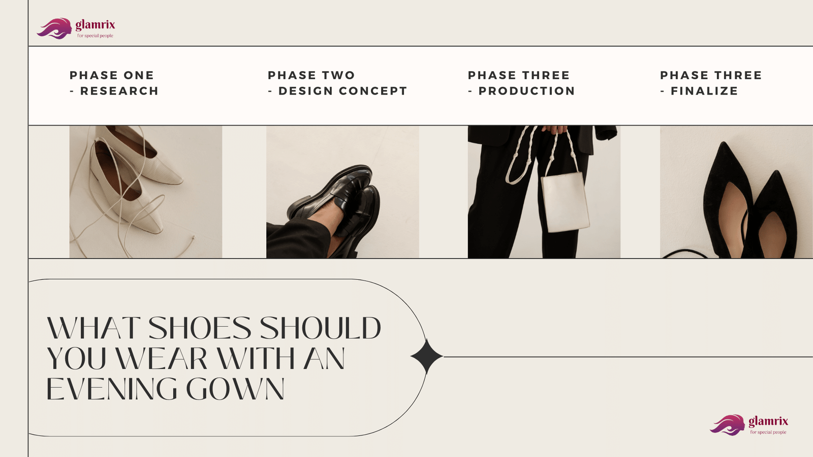 WHAT SHOES SHOULD YOU WEAR WITH AN EVENING GOWN